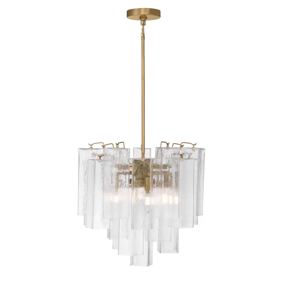 Torvento 6-Light Pendant in Legacy Brass - Image 1