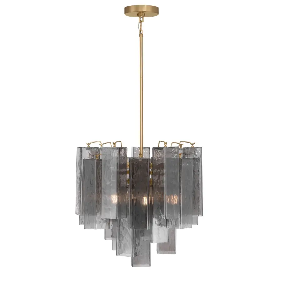 Torvento 17.75" 6-Light Pendant in Legacy Brass - Image 1