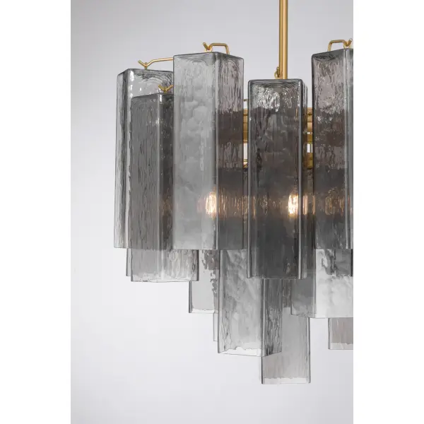 Torvento 17.75" 6-Light Pendant in Legacy Brass - Image 7