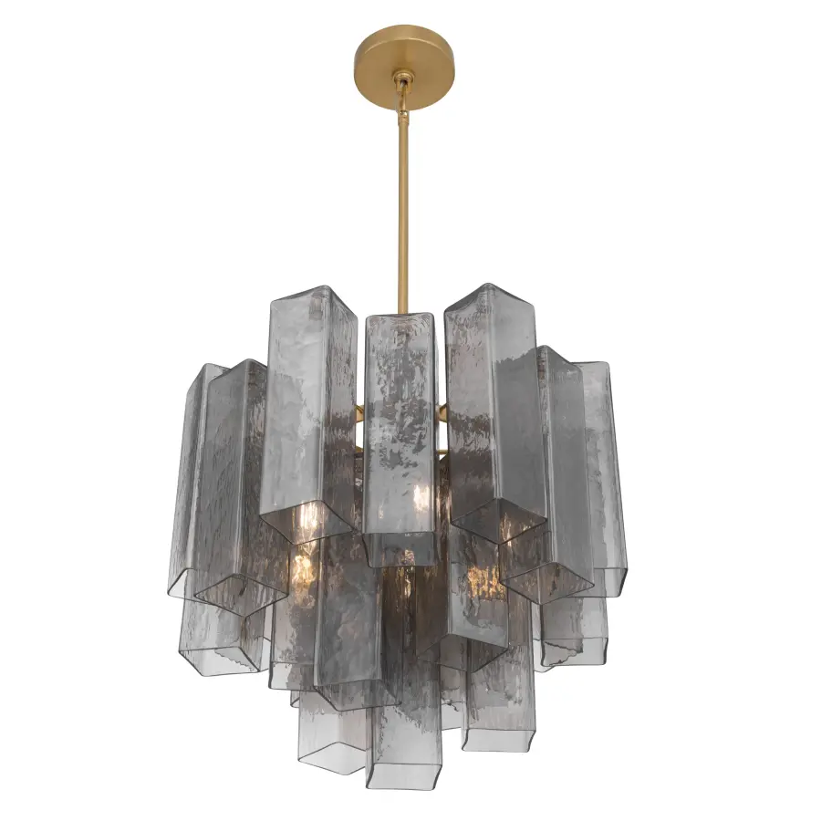 Torvento 17.75" 6-Light Pendant in Legacy Brass - Image 8