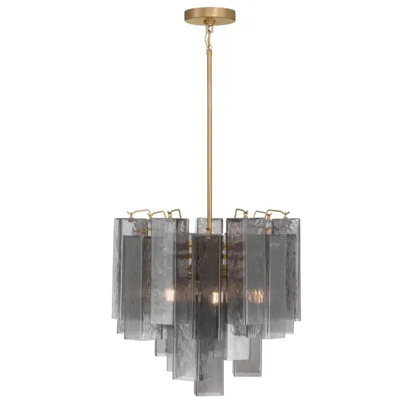 Torvento 17.75" 6-Light Pendant in Legacy Brass - Image 9