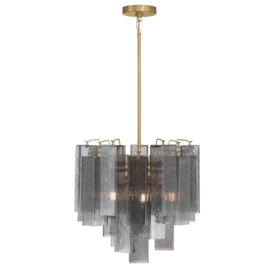 Torvento 17.75" 6-Light Pendant in Legacy Brass - Image 9