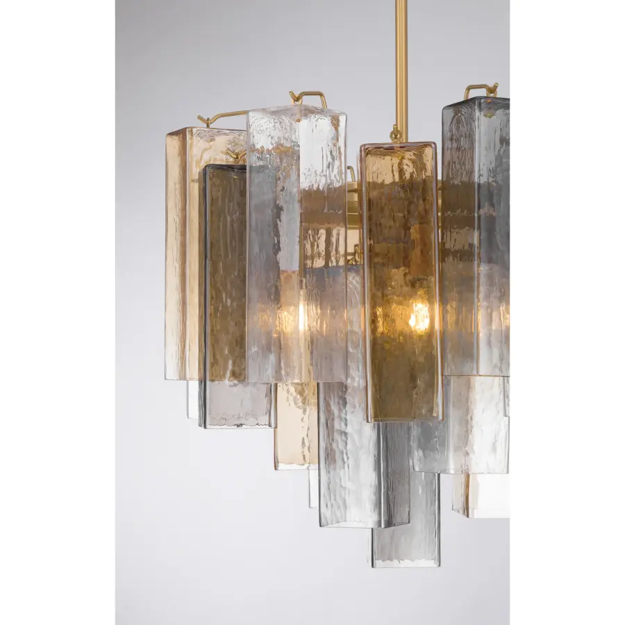 Torvento 17.75" 6-Light Pendant in Legacy Brass - Image 5