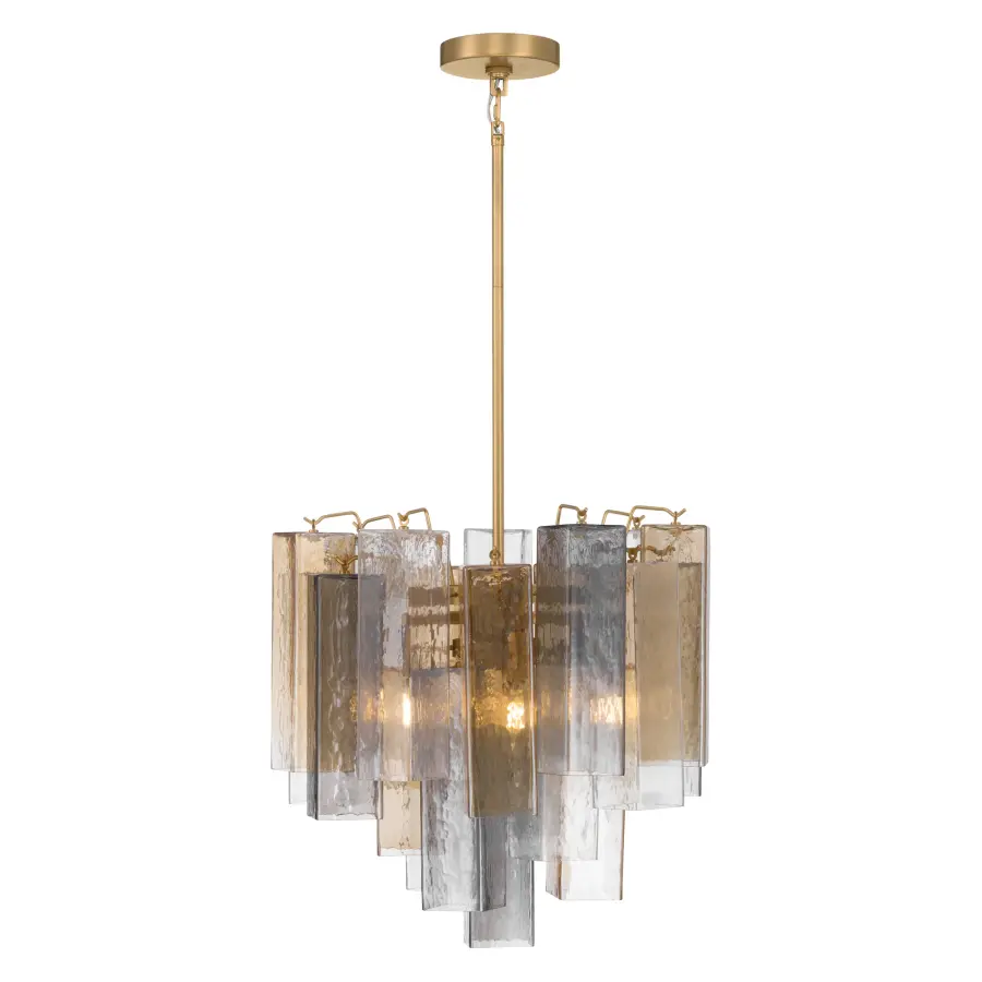 Torvento 17.75" 6-Light Pendant in Legacy Brass - Image 8
