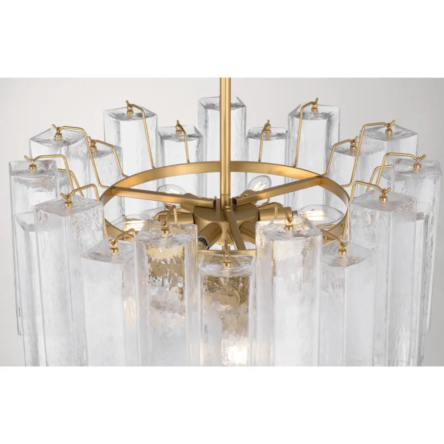 Torvento 25.25" 9-Light Pendant in Legacy Brass - Image 5