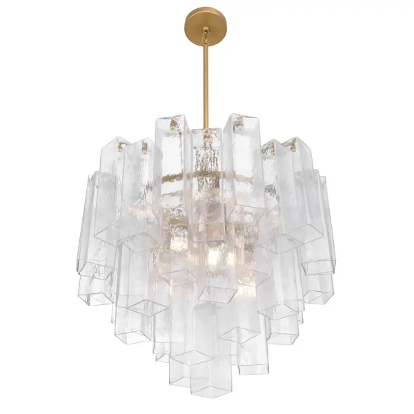 Torvento 25.25" 9-Light Pendant in Legacy Brass - Image 7