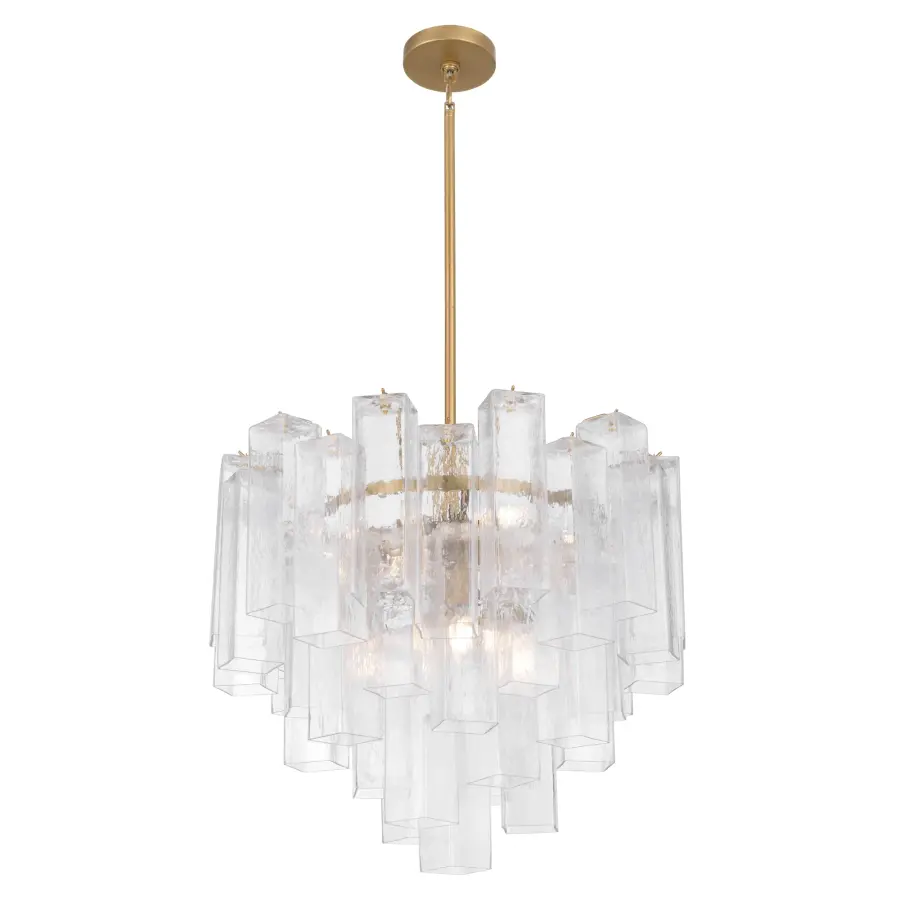 Torvento 25.25" 9-Light Pendant in Legacy Brass - Image 8