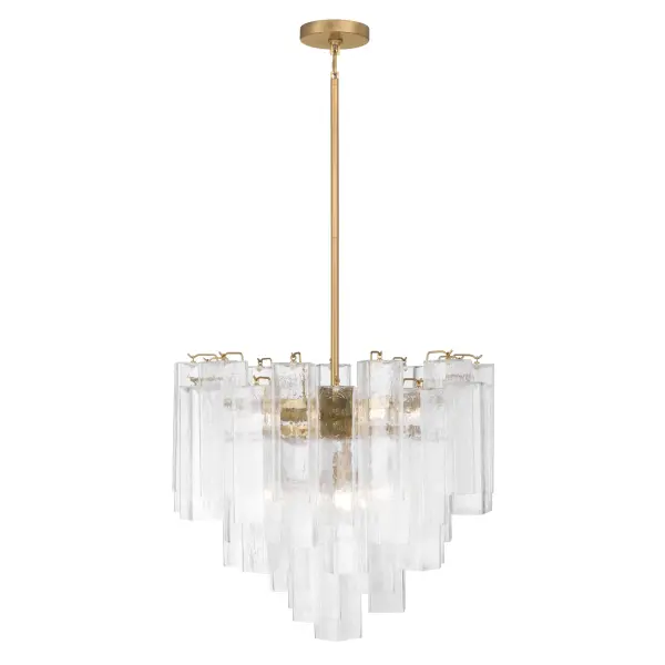 Torvento 25.25" 9-Light Pendant in Legacy Brass - Image 9