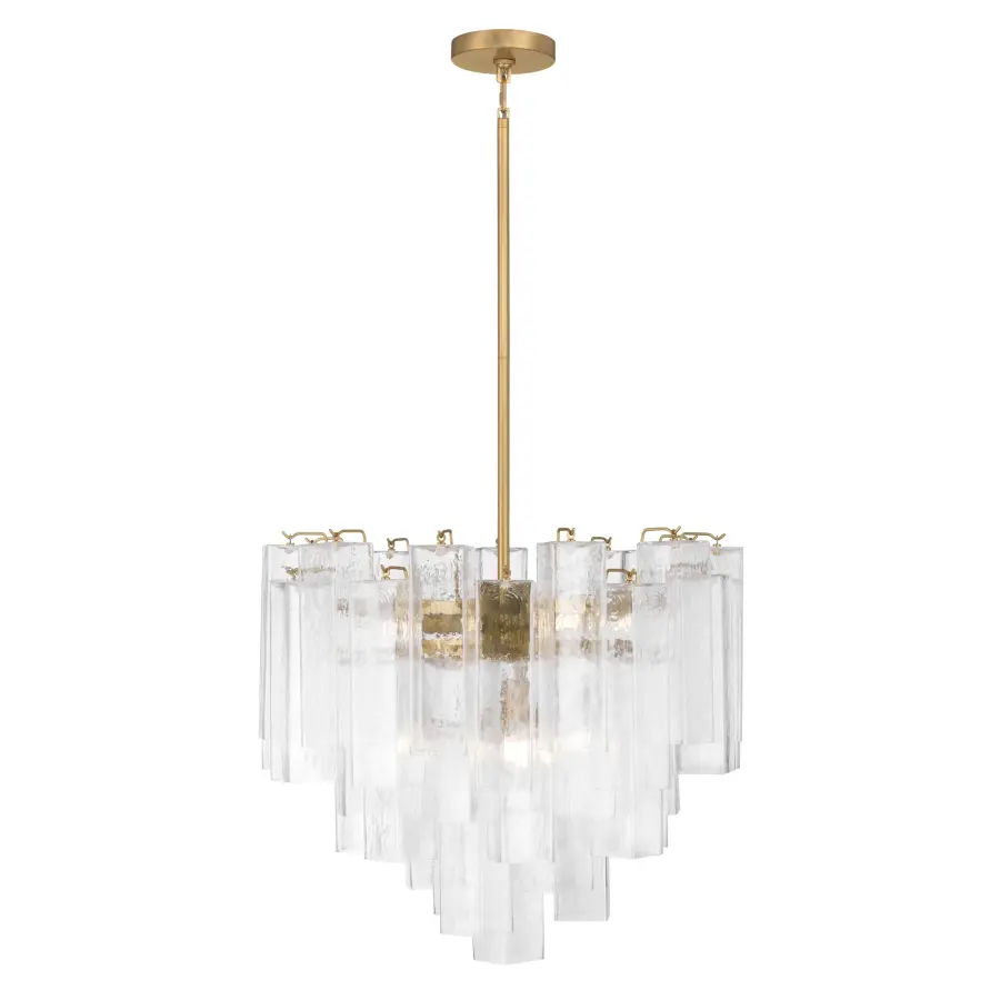 Torvento 25.25" 9-Light Pendant in Legacy Brass - Image 9