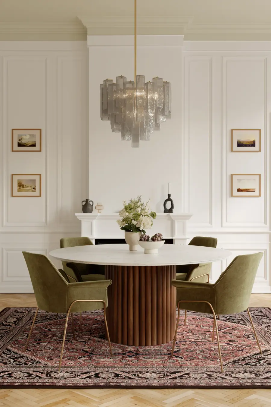 Torvento 9-Light Pendant in Legacy Brass - Image 4