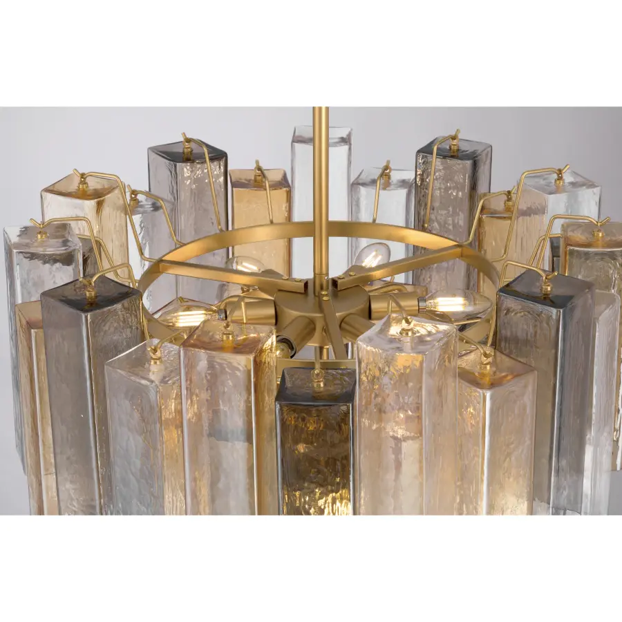 Torvento 25.25" 9-Light Pendant in Legacy Brass - Image 5