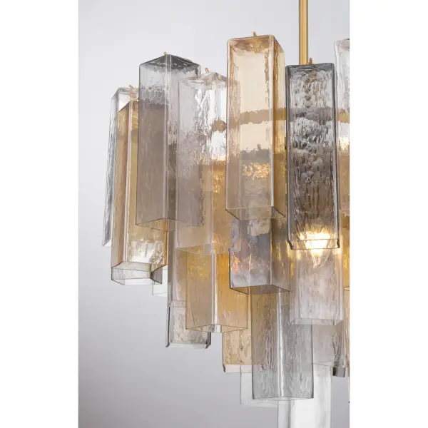 Torvento 25.25" 9-Light Pendant in Legacy Brass - Image 6