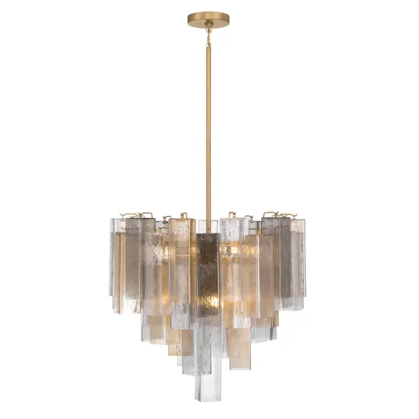 Torvento 25.25" 9-Light Pendant in Legacy Brass - Image 9