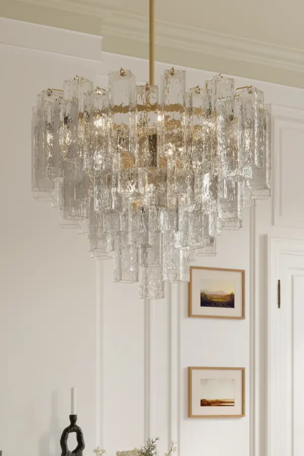 Torvento 32.75" 15-Light Pendant in Legacy Brass - Image 4