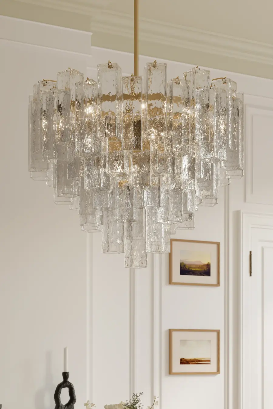 Torvento 32.75" 15-Light Pendant in Legacy Brass - Image 4