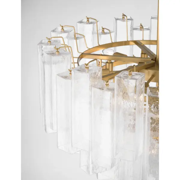 Torvento 32.75" 15-Light Pendant in Legacy Brass - Image 5