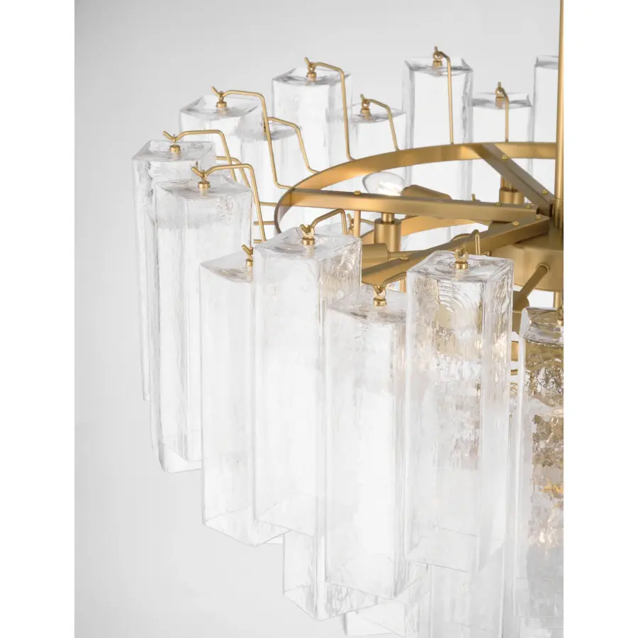 Torvento 32.75" 15-Light Pendant in Legacy Brass - Image 5
