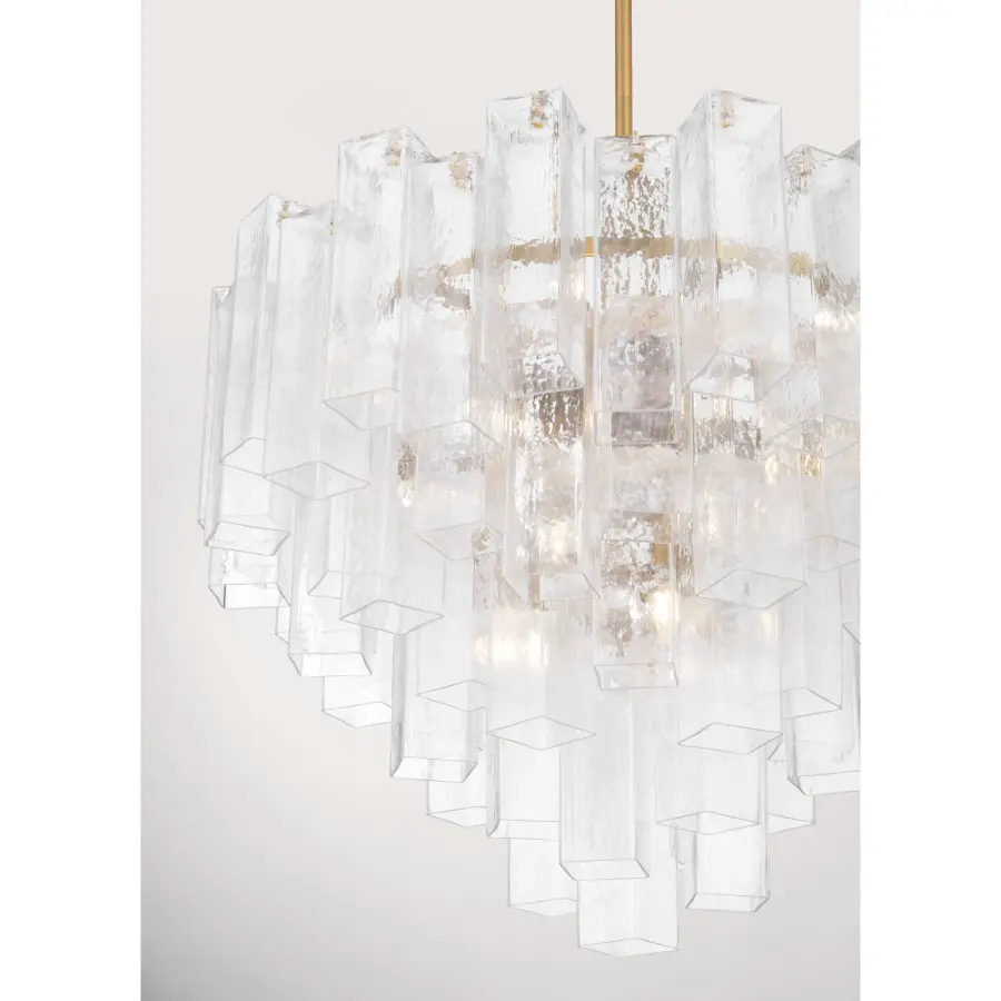 Torvento 32.75" 15-Light Pendant in Legacy Brass - Image 6
