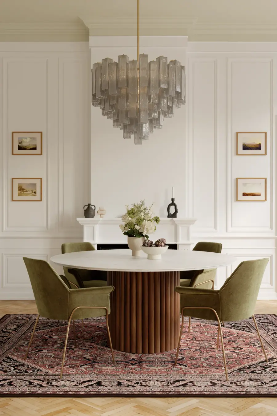 Torvento 32.75" 15-Light Pendant in Legacy Brass - Image 4