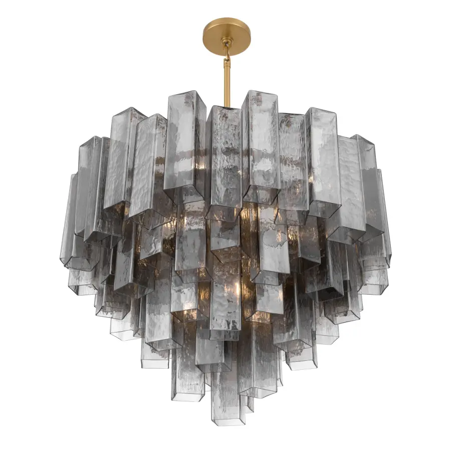 Torvento 32.75" 15-Light Pendant in Legacy Brass - Image 7