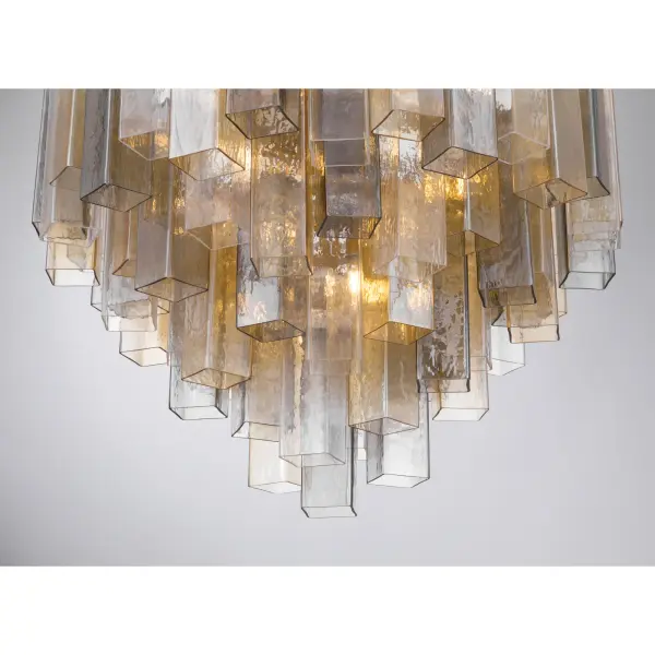 Torvento 32.75" 15-Light Pendant in Legacy Brass - Image 5
