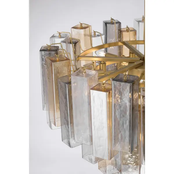 Torvento 32.75" 15-Light Pendant in Legacy Brass - Image 6