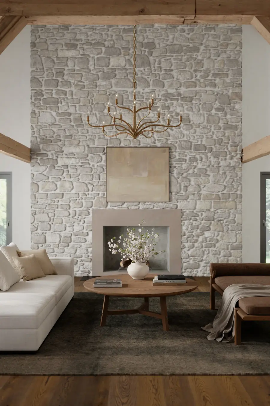 Dorianne 44" 16-Light Chandelier in Textured Dusken Brass - Image 5