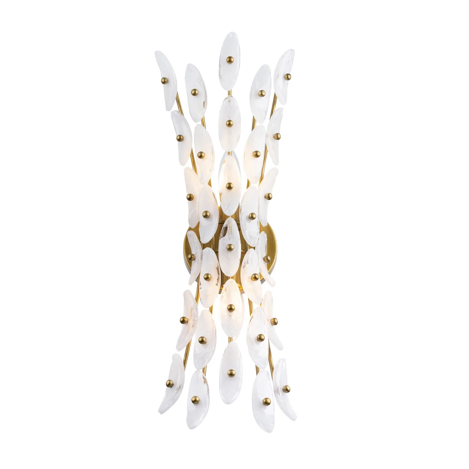 Sorra Two Light Wall Sconce in Painted Legacy Brass