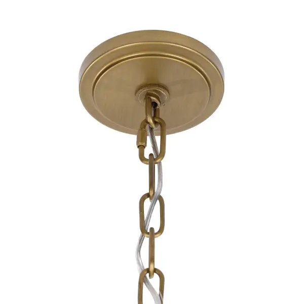 Sorra 40" 14-Light Chandelier in Legacy Brass - Image 5