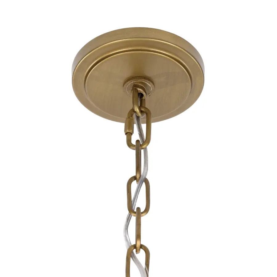 Sorra 40" 14-Light Chandelier in Legacy Brass - Image 5