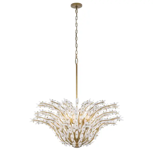 Sorra 40" 14-Light Chandelier in Legacy Brass - Image 9