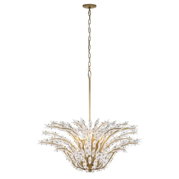 Sorra 40" 14-Light Chandelier in Legacy Brass - Image 10