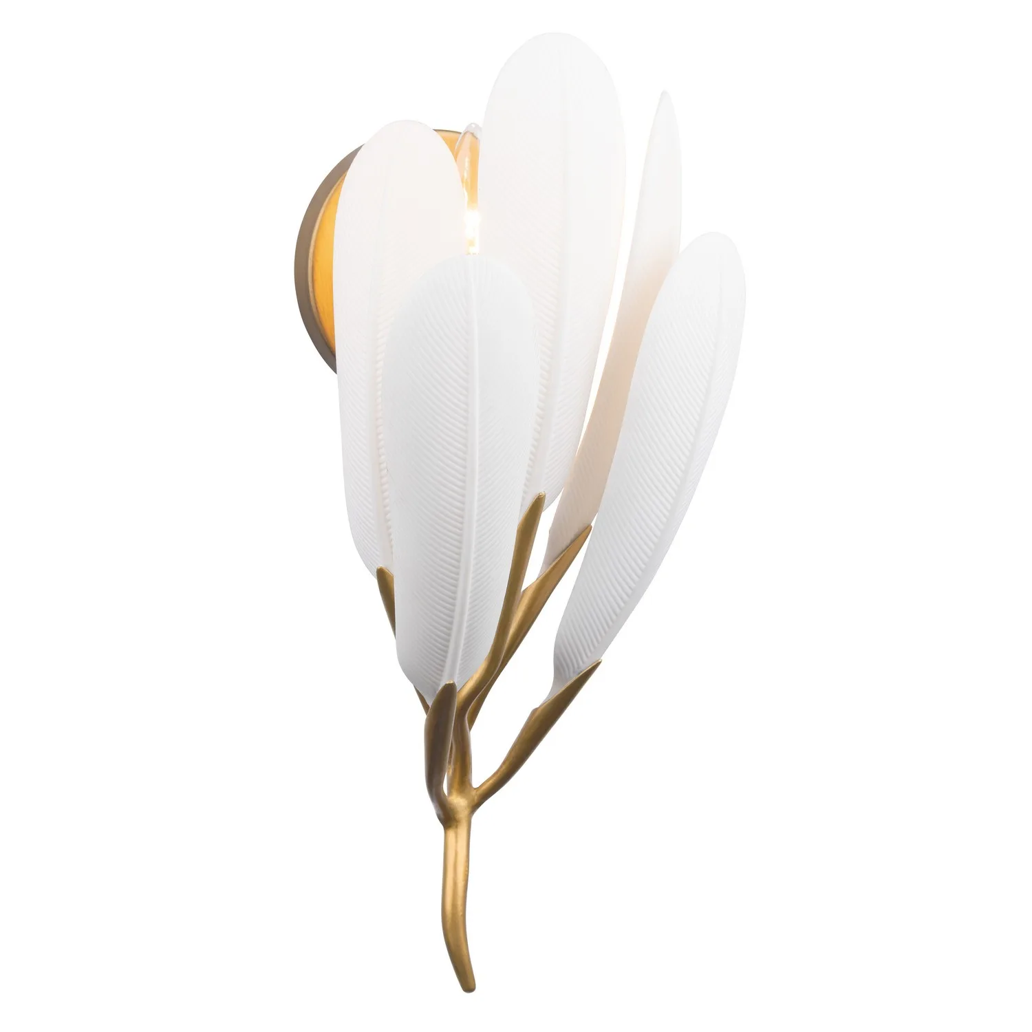Vellinor One Light Wall Sconce in Painted Legacy Brass