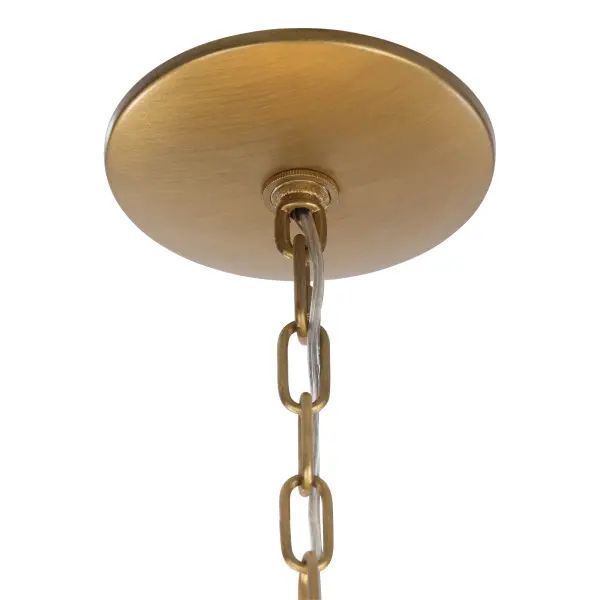 Vellinor 42" 10-Light Chandelier in Legacy Brass - Image 4