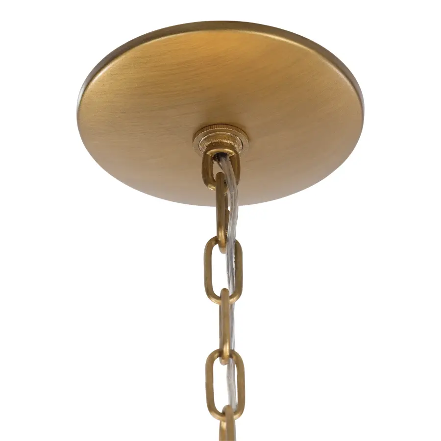 Vellinor 42" 10-Light Chandelier in Legacy Brass - Image 4