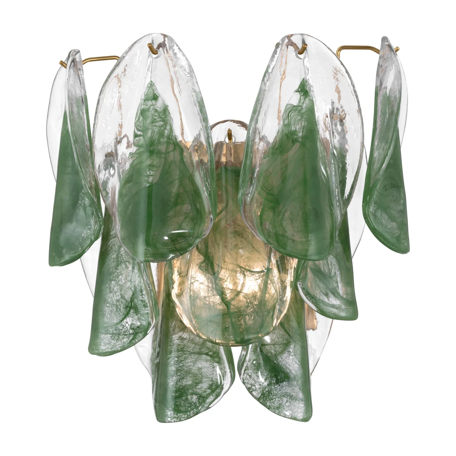 Verla Crest Two Light Wall Sconce in Legacy Brass