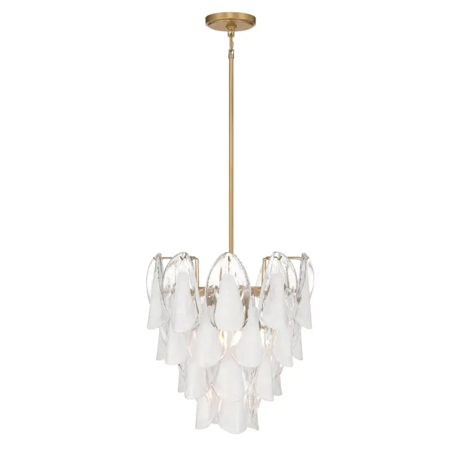 Verla Crest 18" 5-Light Pendant in Legacy Brass - Image 1