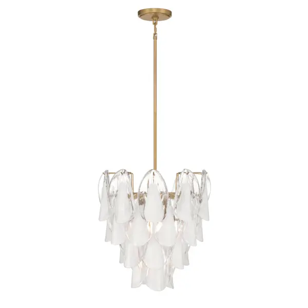Verla Crest 18" 5-Light Pendant in Legacy Brass - Image 9