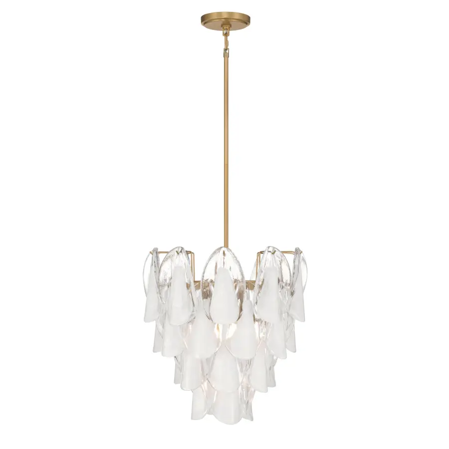 Verla Crest 18" 5-Light Pendant in Legacy Brass - Image 9