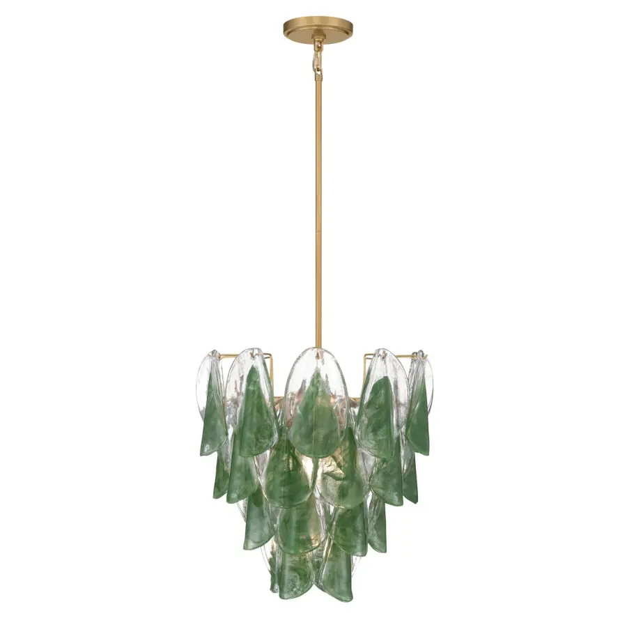 Verla Crest 18" 5-Light Pendant in Legacy Brass - Image 1