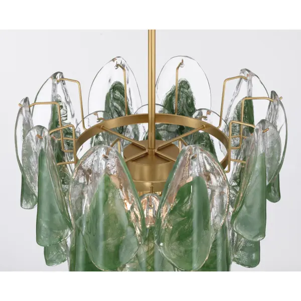 Verla Crest 18" 5-Light Pendant in Legacy Brass - Image 5