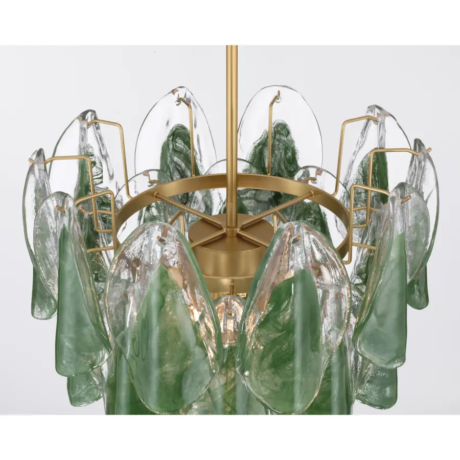 Verla Crest 18" 5-Light Pendant in Legacy Brass - Image 5