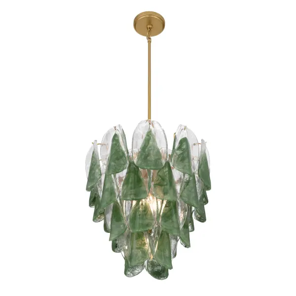 Verla Crest 18" 5-Light Pendant in Legacy Brass - Image 8