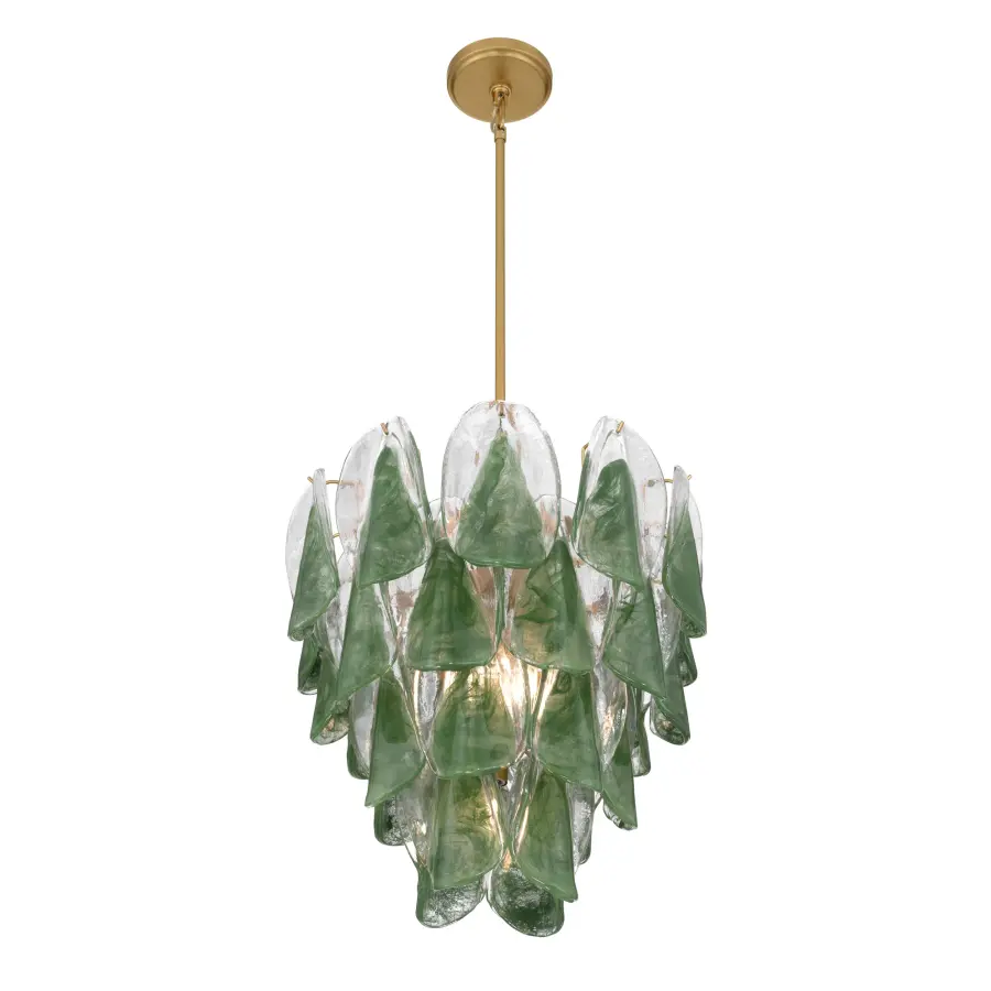 Verla Crest 18" 5-Light Pendant in Legacy Brass - Image 8