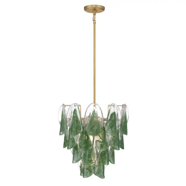 Verla Crest 18" 5-Light Pendant in Legacy Brass - Image 9