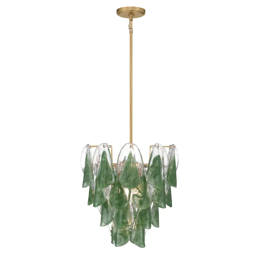 Verla Crest 18" 5-Light Pendant in Legacy Brass - Image 9