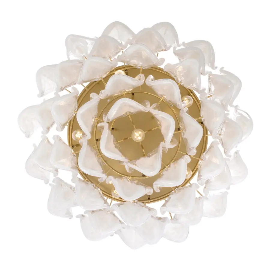 Verla Crest 24" 6-Light Flush Mount in Legacy Brass - Image 6