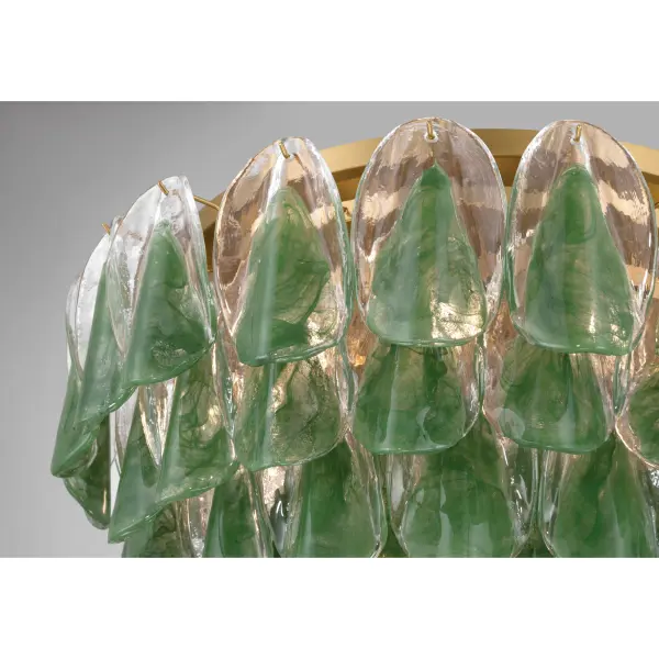 Verla Crest 24" 6-Light Flush Mount in Legacy Brass - Image 5