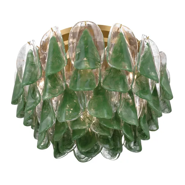 Verla Crest 24" 6-Light Flush Mount in Legacy Brass - Image 7