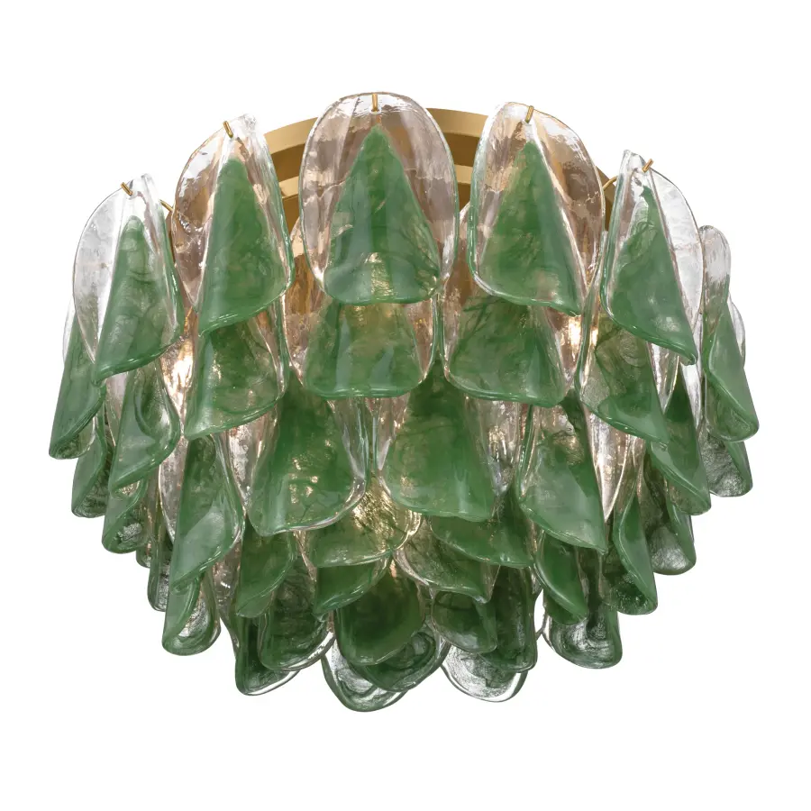 Verla Crest 24" 6-Light Flush Mount in Legacy Brass - Image 7